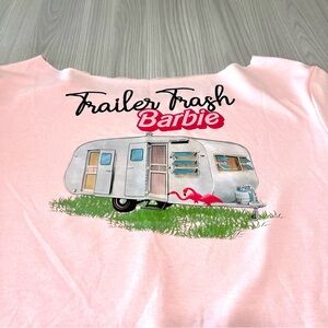 NWOT TRAILER TRASH BARBIE SWEATSHIRT SIZE MEDIUM